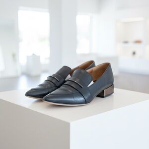 Elegant Black Leather wemen’s Loafers